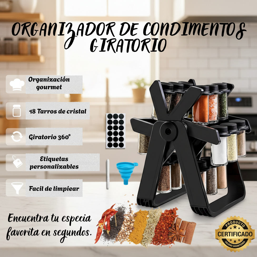 Organizador De Condimentos Giratorio