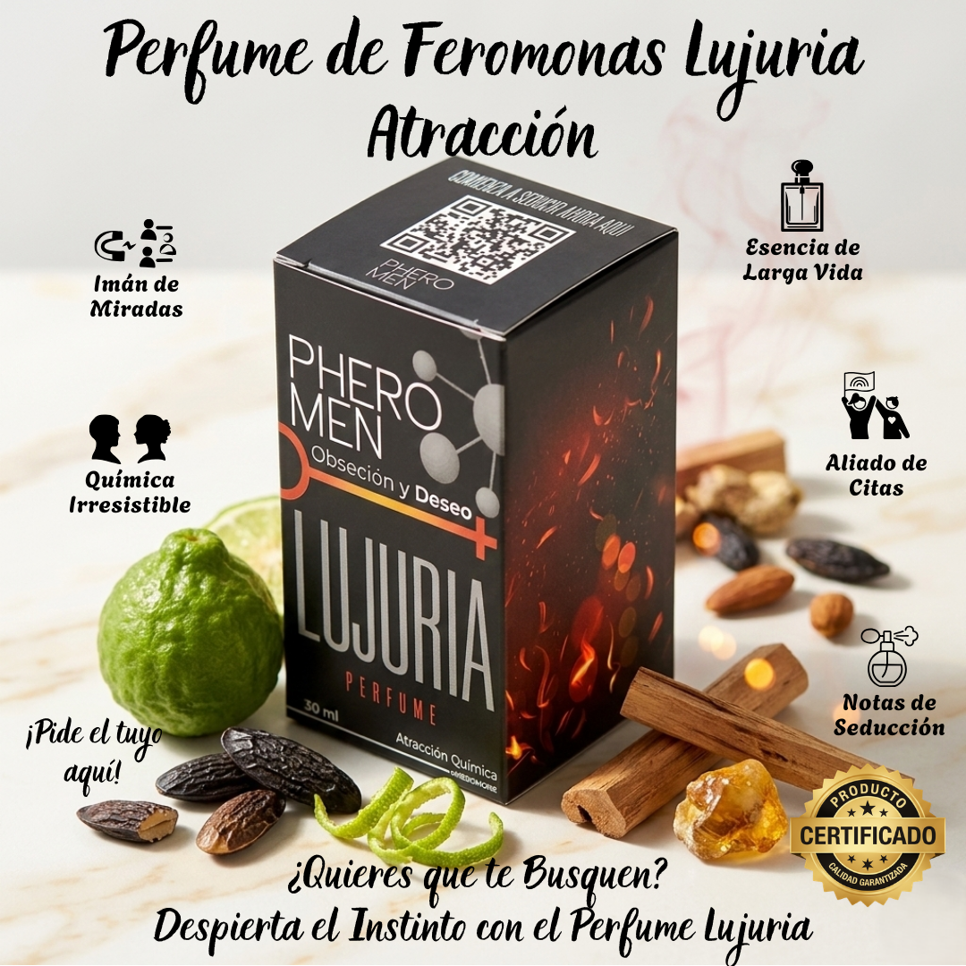 Perfume de Feromonas Lujuria Atracción