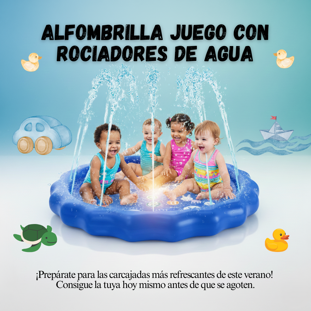 Alfombrilla Juego Con Rociadores De Agua