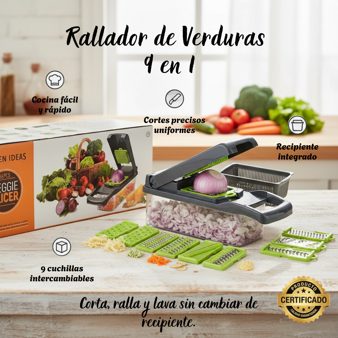 Cortador Multifuncional de verduras Todo en 1