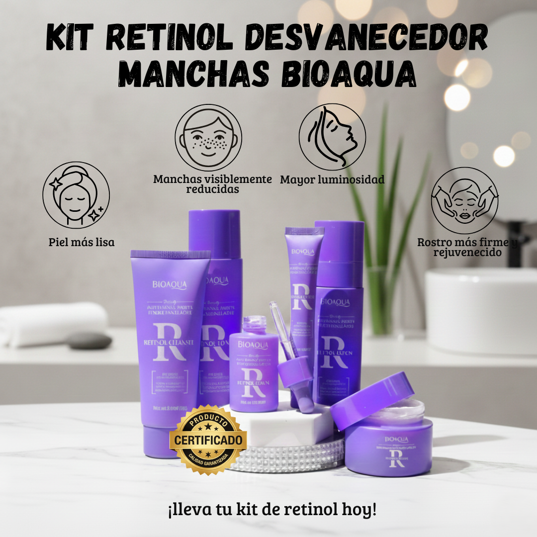 Kit Retinol Desvanecedor Manchas Bioaqua