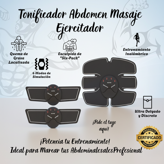 Tonificador Abdomen Masaje Ejercitador