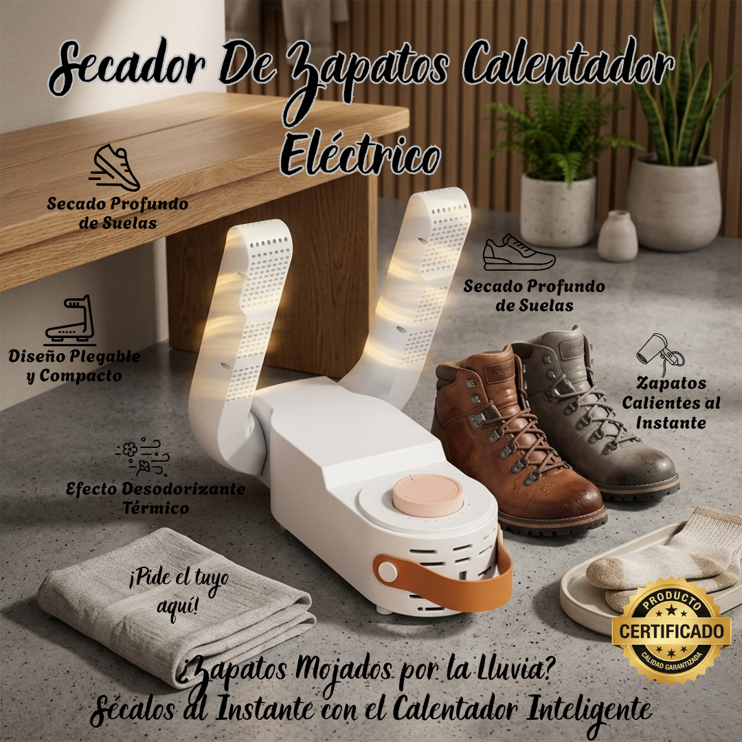 Secador De Zapatos Calentador Eléctrico