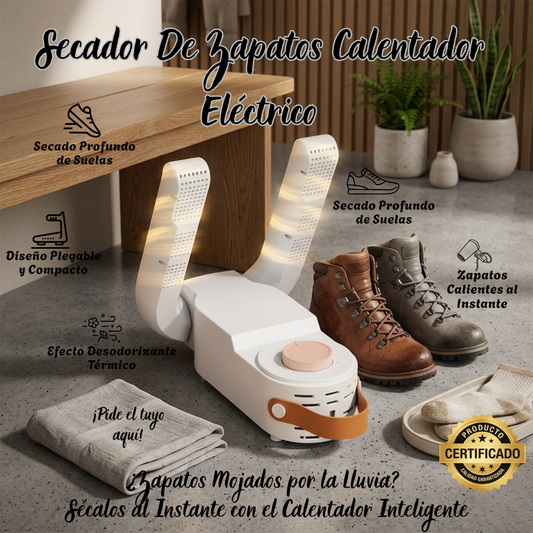 Secador De Zapatos Calentador Eléctrico