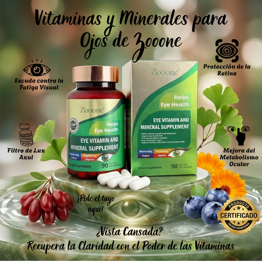 Vitaminas y Minerales para Ojos de Zooone